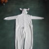 Rabbit long ear solid color jumpsuit parent-child outfit adult home wear children's pajamas