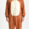 Reindeer solid color jumpsuit, parent-child outfit, adult home wear, children's pajamas